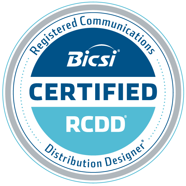 BICSI RCDD — Registered Communications Distribution Designer